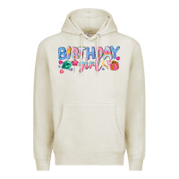 Oatmeal Heather birthday girl Premium Hoodie - NancyCooperArtShop