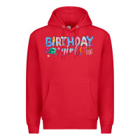 Red birthday girl Premium Hoodie - NancyCooperArtShop