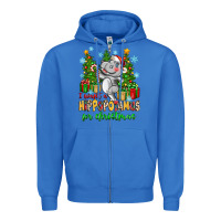 True Royal i want a hippopotamus for christmas Zipper Hoodie - Zillion Design Studio
