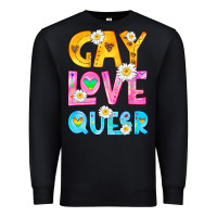 Black gay love queer Premium Sweatshirt - HRA Design Shop