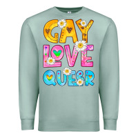 Seafoam gay love queer Premium Sweatshirt - HRA Design Shop