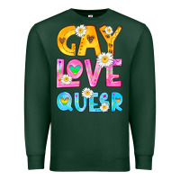 Sports Green gay love queer Premium Sweatshirt - HRA Design Shop