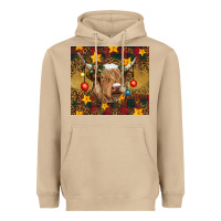 Mushroom christmas highland cow tumbler Heavyweight Hoodie - RanaPortraitStore
