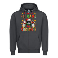 Smoke i paused my game for christmas Zipper Hoodie - Zillion Design Studio