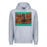 Heather Grey dachshund Premium Hoodie - BarkalooDesign