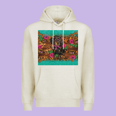 Dachshund Premium Hoodie Designed By Barkaloodesign