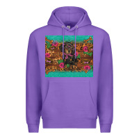 Purple dachshund Premium Hoodie - BarkalooDesign