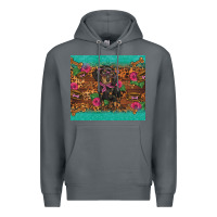 Rock dachshund Premium Hoodie - BarkalooDesign