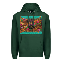 Sports Green dachshund Premium Hoodie - BarkalooDesign