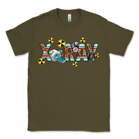 Army Green X-ray Classic Tee - texasbilliewilder