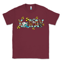Burgundy X-ray Classic Tee - texasbilliewilder