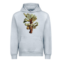 Heather Grey cholla tree cactus Urban Hoodie - LillyAllenDesigns