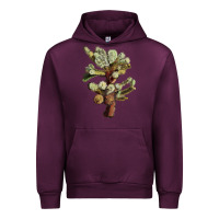 Mauve Wine cholla tree cactus Urban Hoodie - LillyAllenDesigns