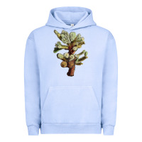 Pigment Grape Ice cholla tree cactus Urban Hoodie - LillyAllenDesigns