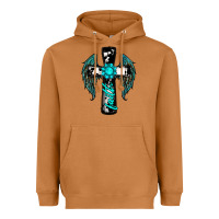 Meerkat cross faith gemstone wings Heavyweight Hoodie - RanaPortraitStore