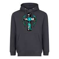 Smoke cross faith gemstone wings Heavyweight Hoodie - RanaPortraitStore