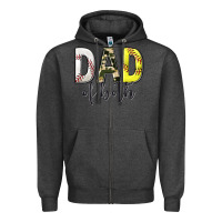 Charcoal Heather dad of both with softball and baseball Zipper Hoodie - texasbilliewilder