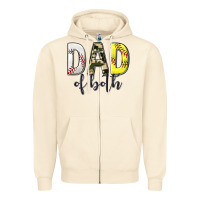 Sandshell dad of both with softball and baseball Zipper Hoodie - texasbilliewilder