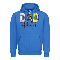 True Royal dad of both with softball and baseball Zipper Hoodie - texasbilliewilder