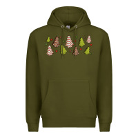 Army Green Christmas cakes Premium Hoodie - Jasminsmagicworld