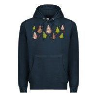 Navy Christmas cakes Premium Hoodie - Jasminsmagicworld