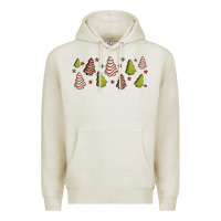 Oatmeal Heather Christmas cakes Premium Hoodie - Jasminsmagicworld