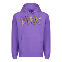 Purple Christmas cakes Premium Hoodie - Jasminsmagicworld