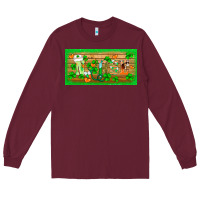 Burgundy st.patricks nurse license plate template Long Sleeve Tee - BarkalooDesign