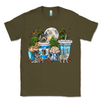 Army Green Wolf coffee cups Classic Tee - texasbilliewilder