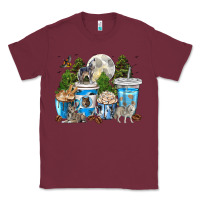 Burgundy Wolf coffee cups Classic Tee - texasbilliewilder