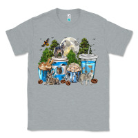 Heather Grey Wolf coffee cups Classic Tee - texasbilliewilder