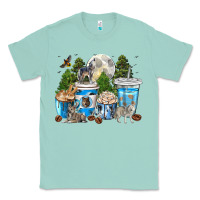 Seafoam Wolf coffee cups Classic Tee - texasbilliewilder