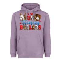 Lavender busy raising ballers baseball Heavyweight Hoodie - Zillion Design Studio