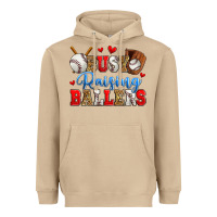 Mushroom busy raising ballers baseball Heavyweight Hoodie - Zillion Design Studio