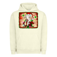 Pigment Pistachio christmas lamb Urban Hoodie - Jasminsmagicworld