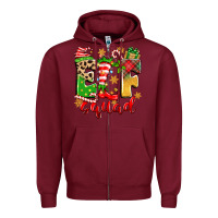 Burgundy elf squad Zipper Hoodie - Zillion Design Studio