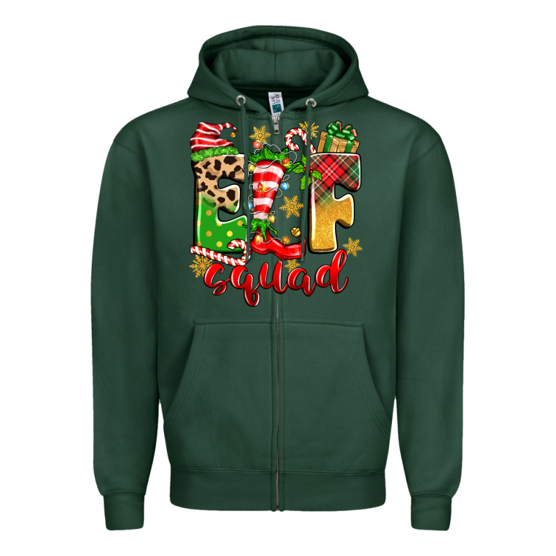Elf Squad Zipper Hoodie by Zillion Design Studio | Teevron