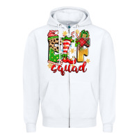 White elf squad Zipper Hoodie - Zillion Design Studio