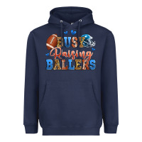 Navy busy raising ballers american football Heavyweight Hoodie - Zillion Design Studio