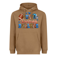 Toasted Coconut busy raising ballers american football Heavyweight Hoodie - Zillion Design Studio
