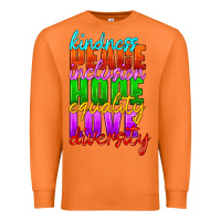 Carrot kindness peace inclusion hope equality love diversity Premium Sweatshirt - HRA Design Shop