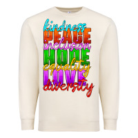 Sandshell kindness peace inclusion hope equality love diversity Premium Sweatshirt - HRA Design Shop
