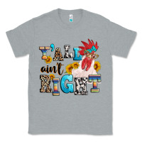 Heather Grey Y'all ain't right crazy Classic Tee - texasbilliewilder