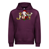 Mauve Wine joy christmas lamb Urban Hoodie - Jasminsmagicworld