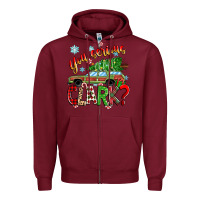 Burgundy you serious clark Zipper Hoodie - Zillion Design Studio