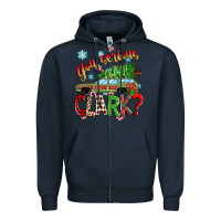 Navy you serious clark Zipper Hoodie - Zillion Design Studio