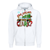 White you serious clark Zipper Hoodie - Zillion Design Studio