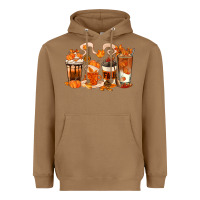 Toasted Coconut Fall Coffee Cups Heavyweight Hoodie - texasbilliewilder