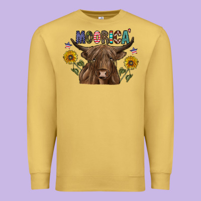 Moorica Premium Sweatshirt Designed By Cowhidedigitalart