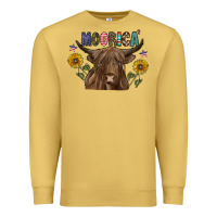 Antique Gold Moorica Premium Sweatshirt - CowhideDigitalArt